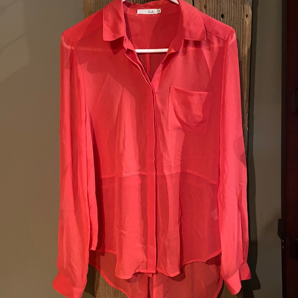 Oversized Button Down Blouse